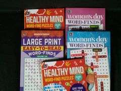 Assortment Of Kappa, Word FInd Puzzle Books
