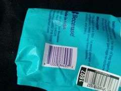 Because, Incontinence Disposal Bags, 8" x 5" x 16", 50 Count