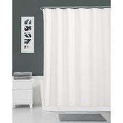 Haven Recycled Cotton Waterproof Shower Curtain Liner – White Standard 70" x 72"