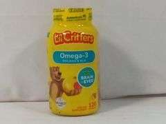 L'il Critters, Omega-3 Natural Flavors Gummies For Kids, 120 Ct