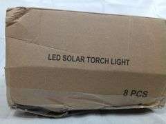 LED Solar Torch Garden Lights – 8 Pcs
