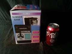Number Bank Girls Piggy Bank ATM Machine with Password – Pink
