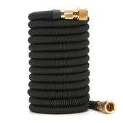 Expandable Flexible Garden Hose – Black/Gold