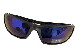 Shatter Resistant Polarized Sunglasses – Blue/Black MAVL 22