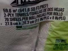 Marcal PRO, Recycled Kitchen Roll Towels, 15 Rolls 43032