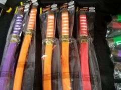 Lot Of 12 Fun Express, Neon Samurai Swords