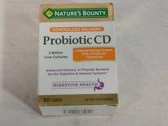 Nature's Bounty, Controlled Delivery Probiotic CD Caplets, 30 Ct