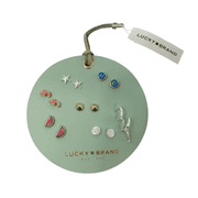 Lucky Brand Mint Summer Leather Stud Set