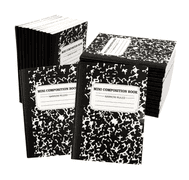 Feela Mini Composition Notebooks – Black 30 Count