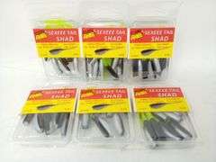 Arkie, Sexxee Tail Ozark Shad, 2", 8 Pack