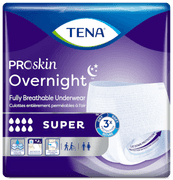Lot Of 2 Tena, PRO Skin Overnight Fully Breathable Underwear, Medium, 14 Pack