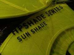 Lot of 4 Pyramex HPSHADE Series Sun Shade Head & Neck Protection – Hi-Vis Lime