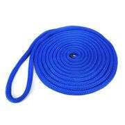 Overton's Dockmate Premium Double Braid Nylon Dock Line – Blue 12" Eye Splice