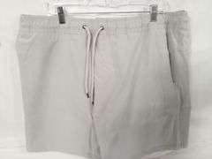 Member's Mark Men's Tech Pull On Short – Light Grey Size: XXL