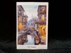 Venice Night View DIY Printed