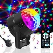 Sound Activated Disco Ball Party Light With Bluetooth & LED Strobe