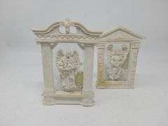 Set of 2 Angel Tea Candle Holders
