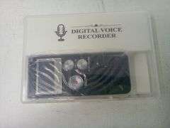 Digital Voice Recorder, Black