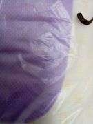 Lot of 2 Ufist Memory Foam Pillows, Ergonomic, Cream/Lilac, Standard 27"x17"