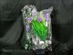 Solar LED Daisy Flower Lights Stake – Purple 3 Count