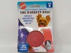 Spot, Barrett Ball, Small Rubber Dog Toy, Red