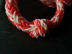 Two Tone Braided Rope – Red/White
