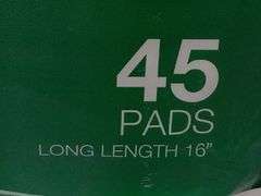 Escape Plus, Ultimate Protective Pads, 16" L, 45 Pack