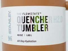 Stanley, The Flowstate Quencher H2.0 Tumbler, Brown, 40 Oz