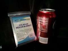 Lot Of 10 Primacare, Emergency Foil Mylar Rescue Blanket, 52" x 84" CB-6841