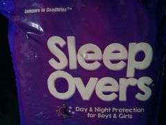 Lot of 4 Cuties Sleep Overs Day & Night Protection for Boys & Girls – LG/XL