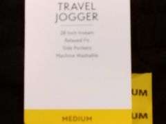 Member's Mark, Men's Travel Jogger Pant, Black, Medium
