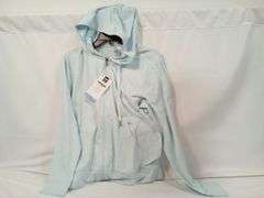 Member's Mark 4-Way Stretch Favorite Soft Full Zip Jacket – Light Blue Size: L
