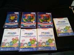 Assortment of 7 Prang & Tru-Ray Construction Papers – 50 Sheets ea.
