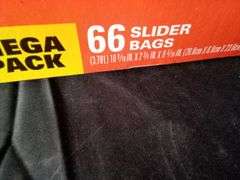 Hefty, Slider Storage Bag, 128 Oz, 66 Ct