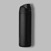 Owala, FreeSip Stainless Steel Water Bottle, Black, 24 Oz