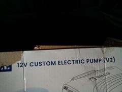 ISLE 12V Custom Electric Pump – V2 Blue/White