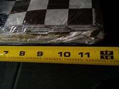 Pack of Brown & White Checkered Pattern Tissue Paper