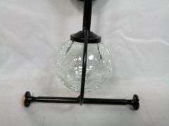 Solar Crackle Glass Ball Path Light