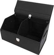 Portable & Foldable Car Trunk Organizer Storage Box – Black