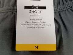 Member's Mark, Luxe Short, Gray, 9" Inseam, Medium