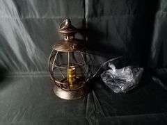 Metal Brass Cage Lantern Table Lamp – Max. 40W 100-240V/AC