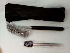 BBQ Grill Set - 18" Grill Cleaning Brush and 15" Marinade Basting Brush