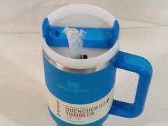 Stanley Flowstate Quencher H2.0 Tumbler with Straw & Handle – Blue 40 oz