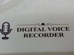 Digital Voice Recorder, Black