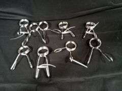 Lot of 10 Spring Clips for Trap Bar & Sports Equipment