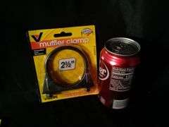 Lot of 6 Victor Saddle Steel Muffler Clamp – 2-1/2"