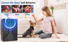 Anti-Bark Device, Ultrasonic, Recharges, 33' Range, Indoor/Outdoor, ZFQ-091