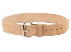 CLC Work Gear 2" Embossed Leather Work Belt – Beige E4521