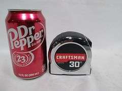 Craftsman Tape Measure – Chrome 30ft CMHT37330