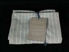 Lot of 4 Meema Cloth Napkins – Gray Striped